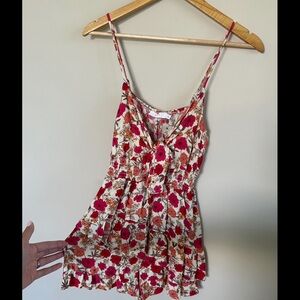 LUSH floral romper